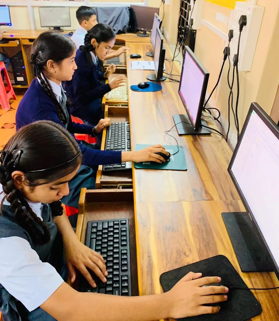 Computer Lab at Holy Family Convent High School Igatpuri